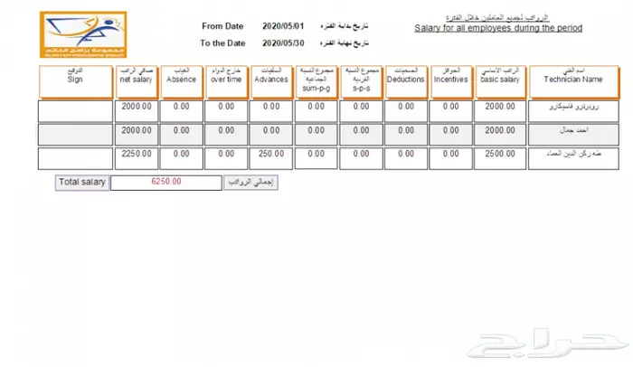 برنامج ورش السيارات ومراكز الصيانة برنامج محاسبي 24