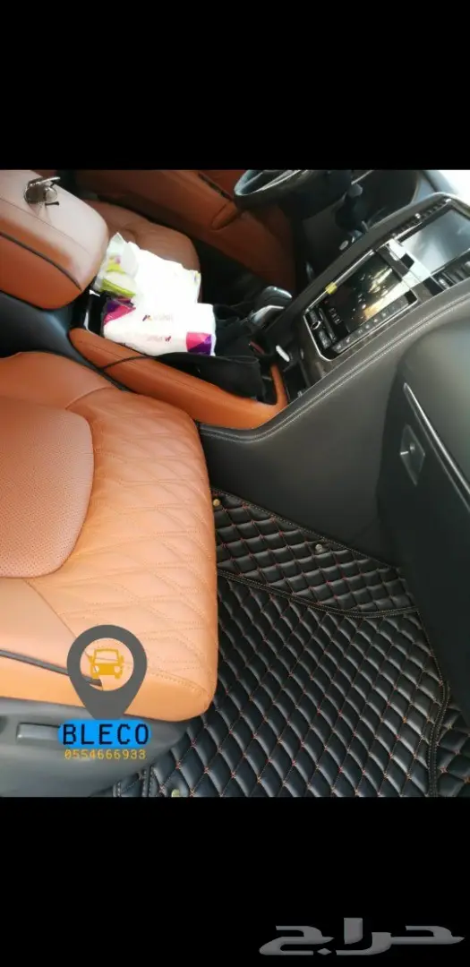 دعاسات BLECO جلد للسيارات 0