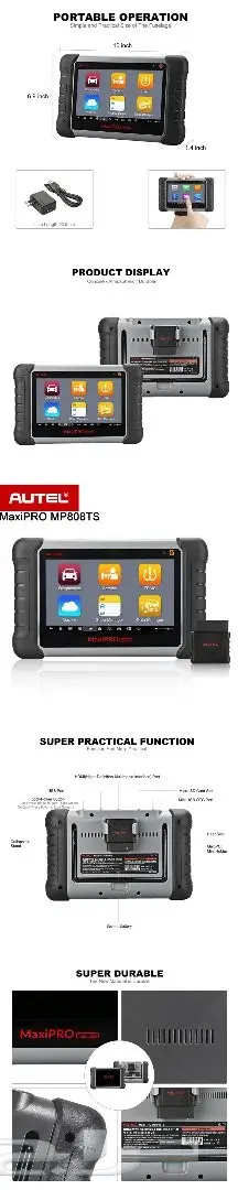  جهاز فحص السيارات Autel MaxiPRO MP808TS 8