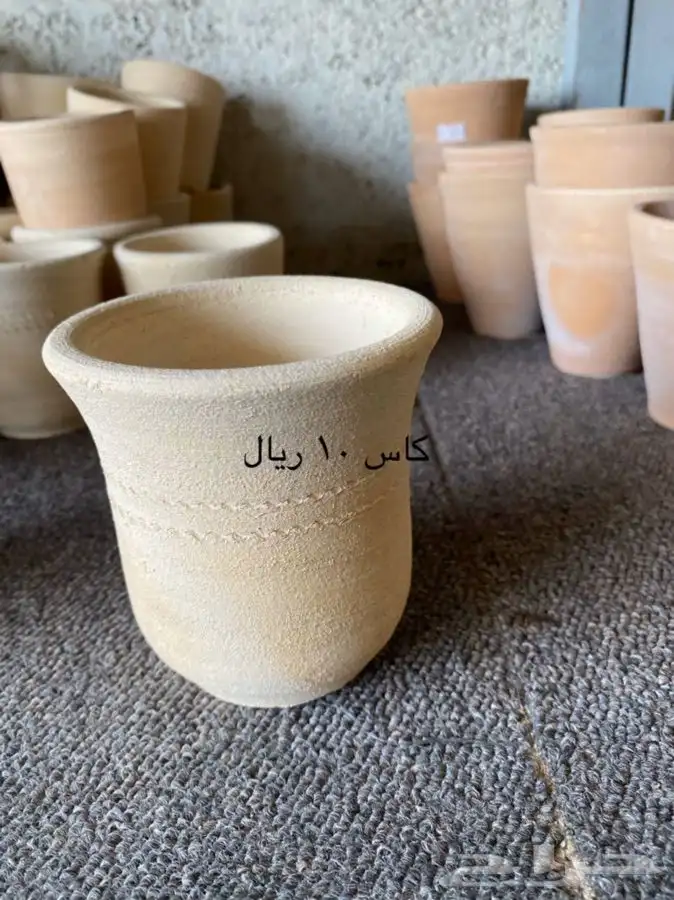 جرة ماء من طين ابيض - زير ماء فخار للبيع 13