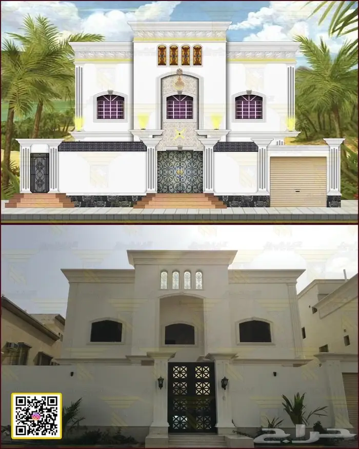 تصميم_واجهات_فلل_خارجي_داخلي_مباني_قصور_2024 4