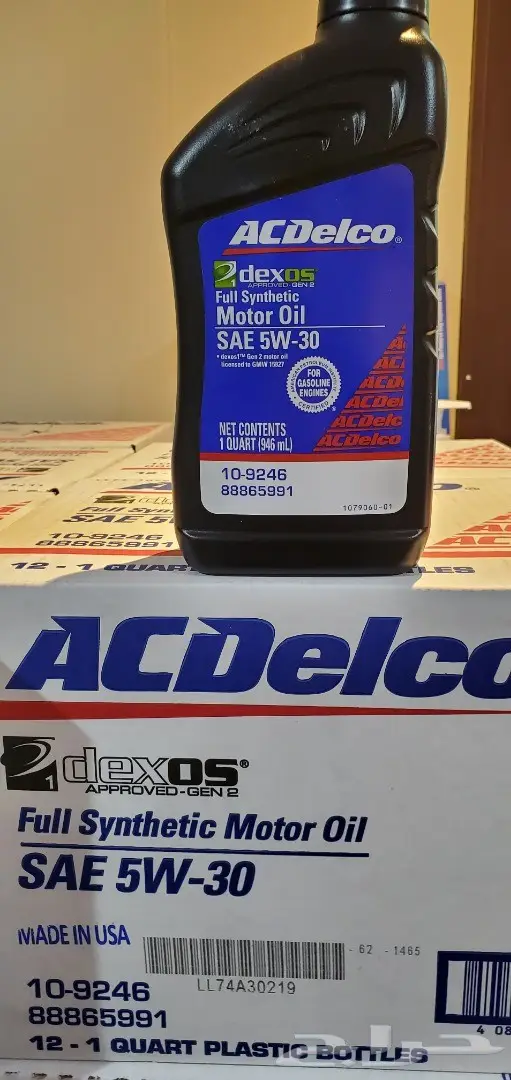 للبيع زيوت محركات امريكية اصلية ACDelco 2