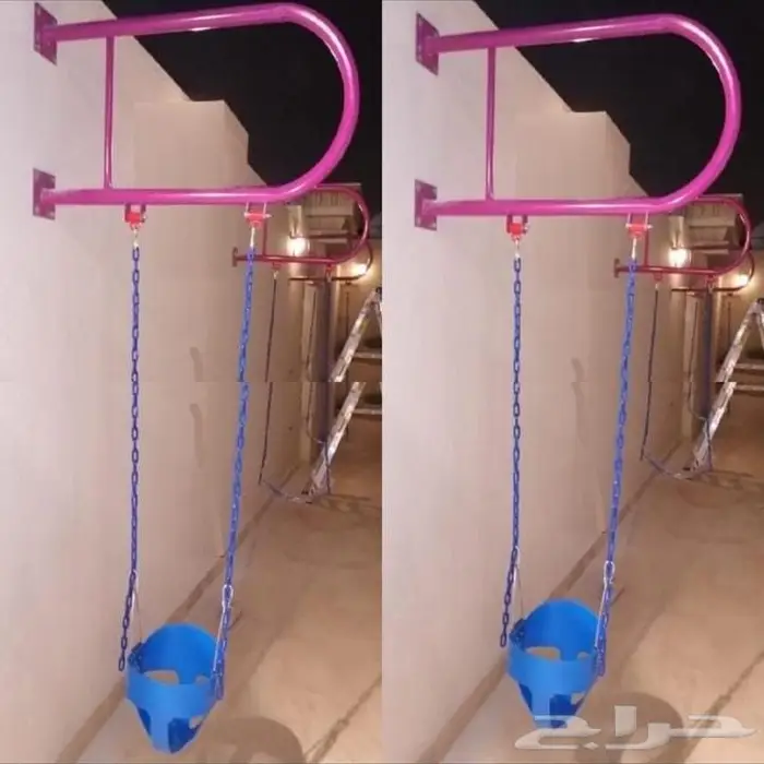 مراجيح جدارية مع كرسي الطفل 2