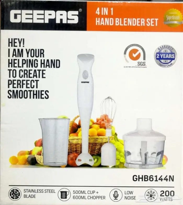 هاند بلندر يدوي خلاط متعدد والظائف 4