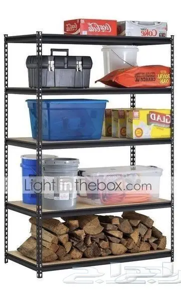 الارفف المميزة حديد وخشب  2