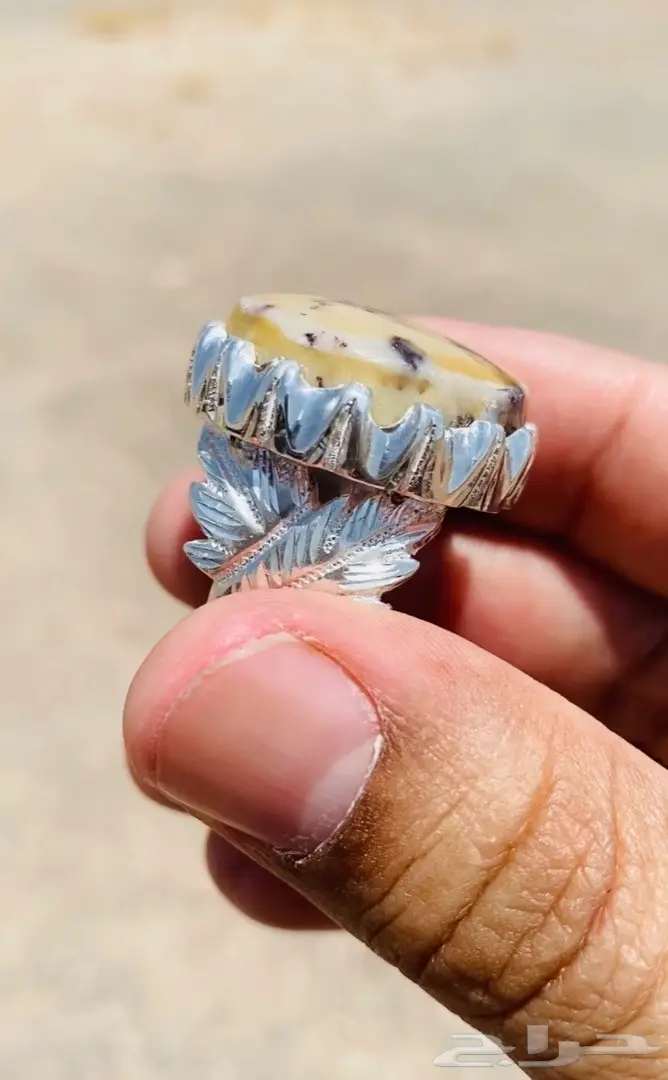 خاتم مراد يماني دائري خامه ولون جبار 1