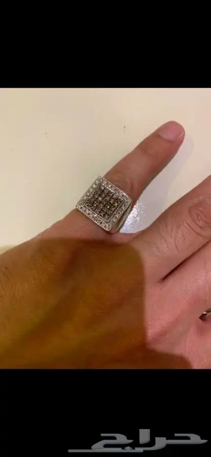 خاتم الماس رجالي 0