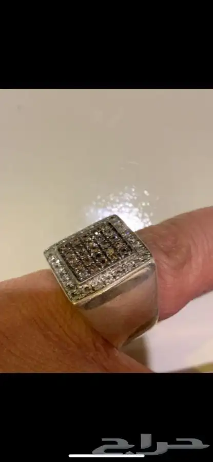 خاتم الماس رجالي 4