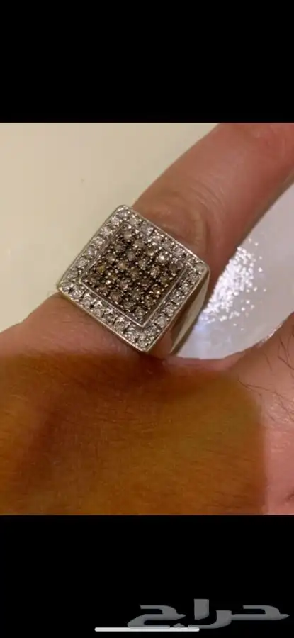 خاتم الماس رجالي 1