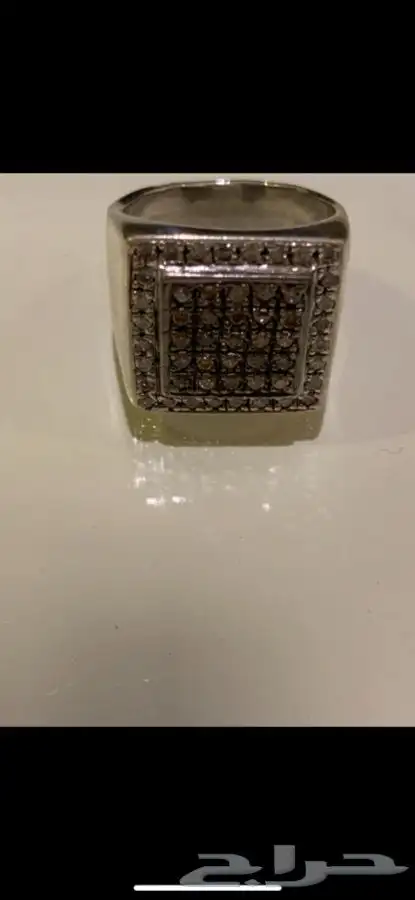 خاتم الماس رجالي 10