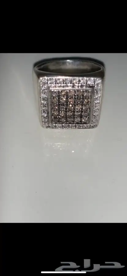 خاتم الماس رجالي 11