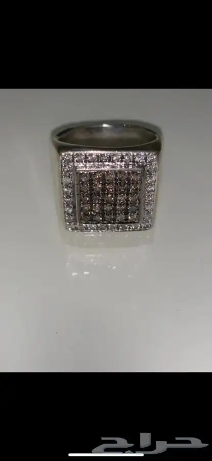 خاتم الماس رجالي 13