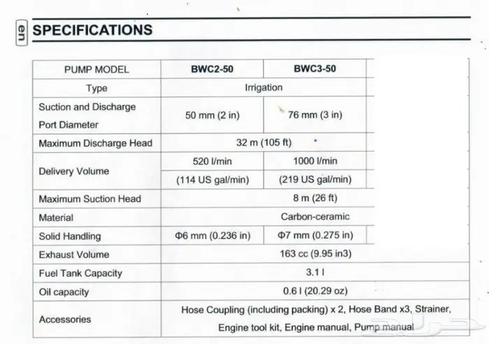 مضخة ماء Water Pump 27