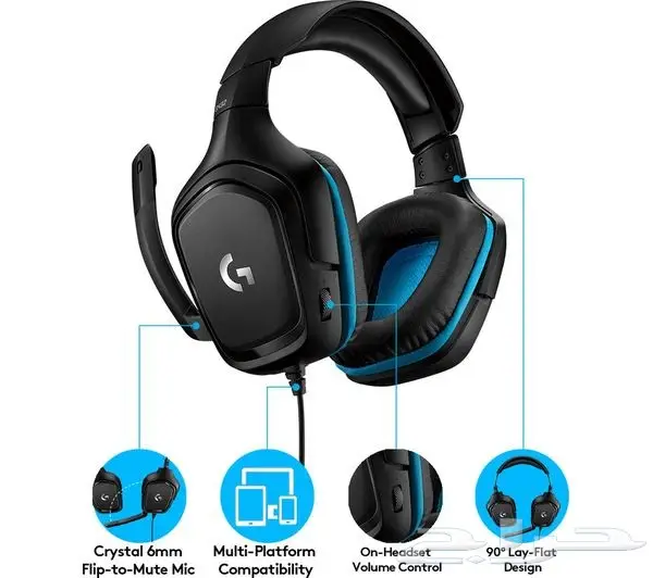 سماعة لوجيتك G432 المحيطية 1
