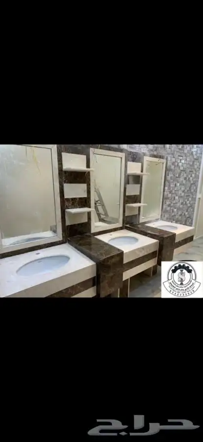 مغاسل ديكور رخام طبيعي صناعي 18