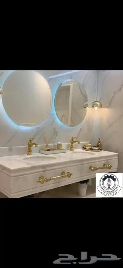مغاسل ديكور رخام طبيعي صناعي 6
