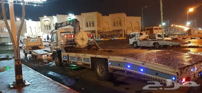 سطحه سيارات سطحه معدات بمكرة سحب مع ونش لرفع 0