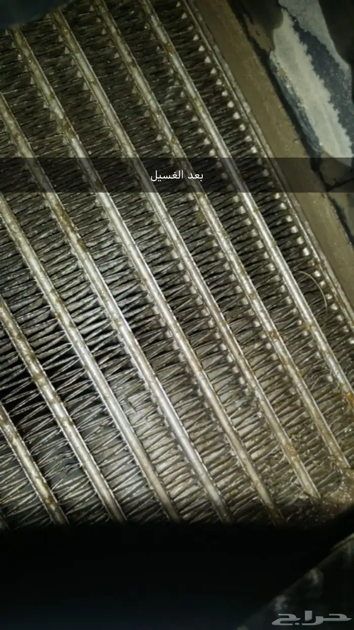 غسيل تلاجه المكيف بدون فك طبلون 1