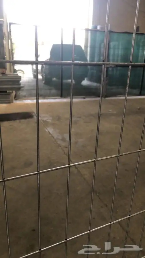 Galvanized welded temporary fence panels set on the plates 9