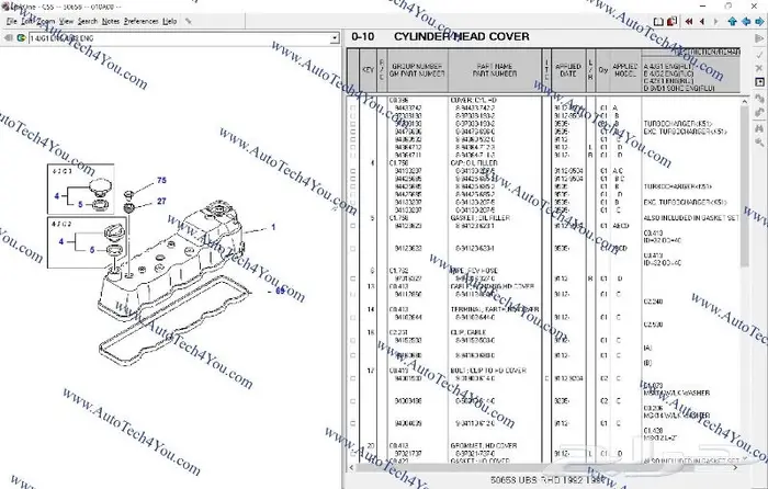 كتالوج قطع غيار أيسوزو Isuzu EPC 2026 3