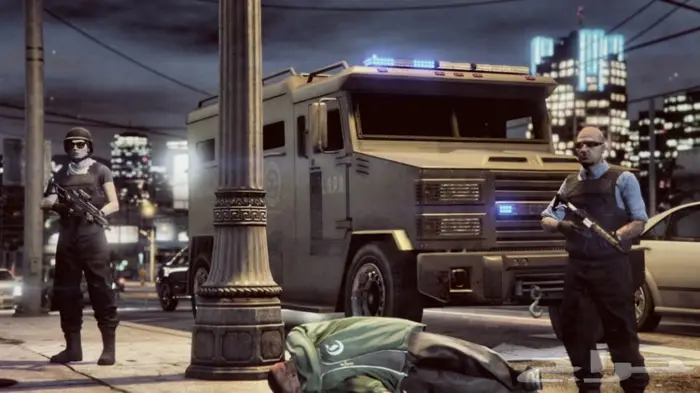 قراند مع مود الحياة الواقعية او مود الشرطه PC 1