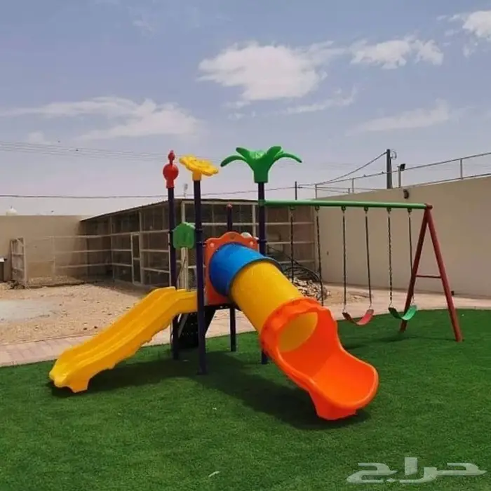 مراجيح وزحاليق العاب خارجية حديد وفايبر 30