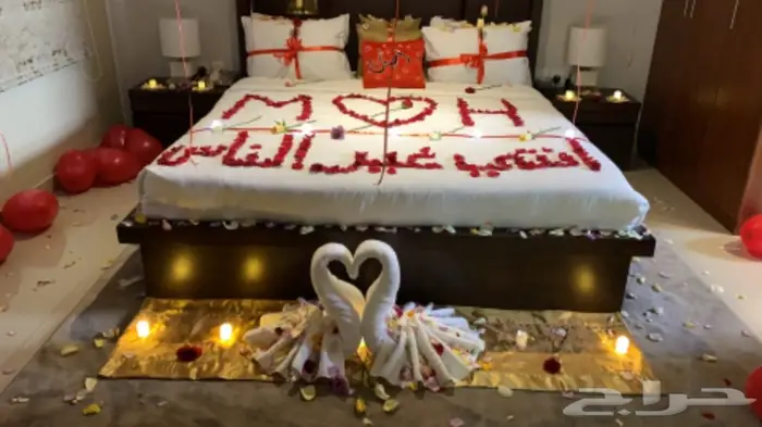 تجهيز غرف عرسان وذكرى زواج ميلاد الرياض 6