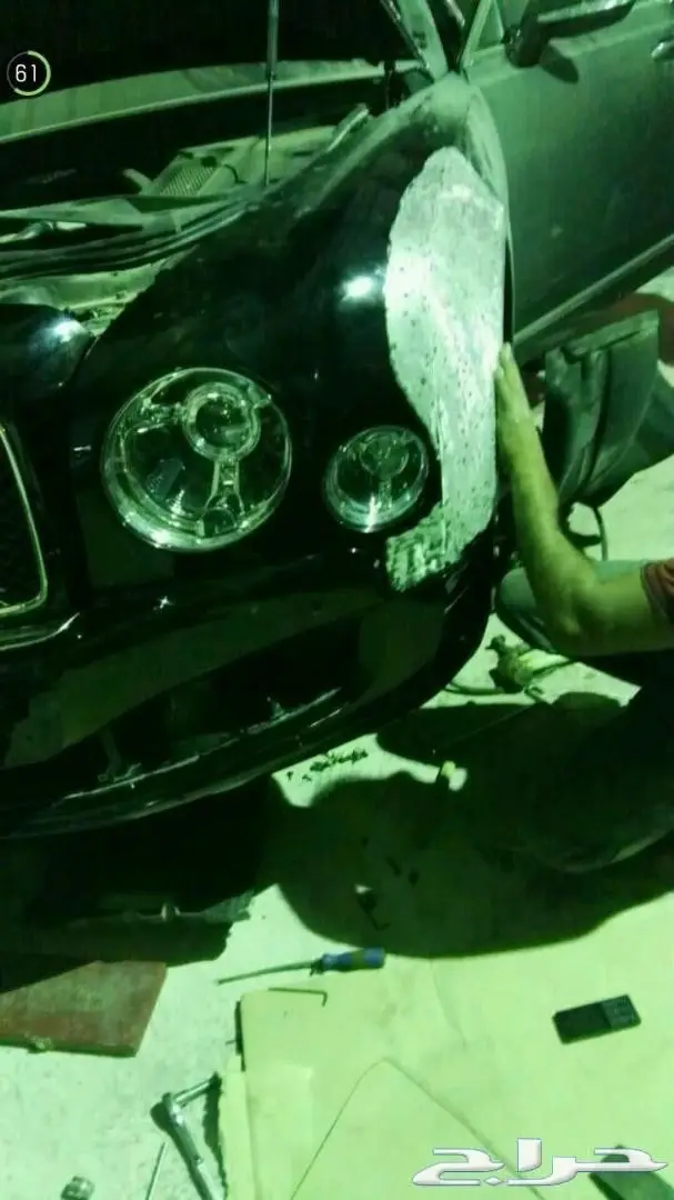 صدام بنتلي بنتايجا فلاينج سبير GT و اصلاح وسمكره 1