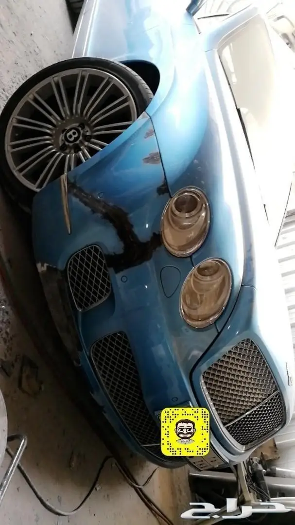 صدام بنتلي بنتايجا فلاينج سبير GT و اصلاح وسمكره 6