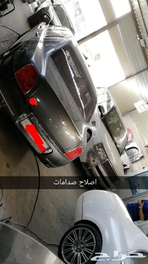 صدام بنتلي بنتايجا فلاينج سبير GT و اصلاح وسمكره 7