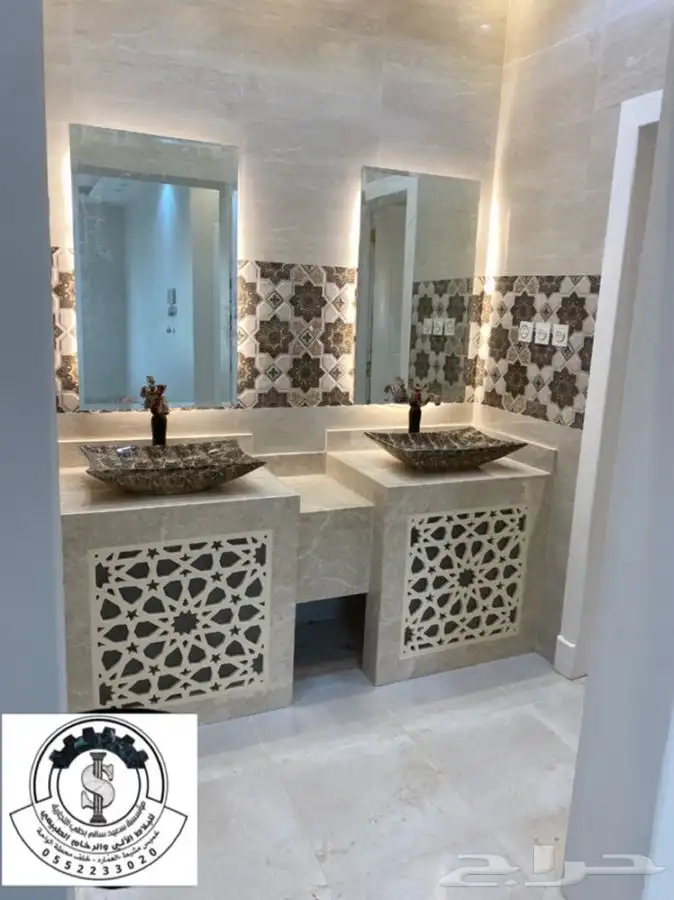 مغاسل ديكور رخام طبيعي صناعي 20