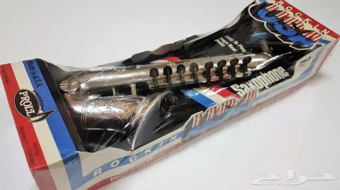 ساكسفون وبوق صناعة أمريكية من النوادر التعليمية القديمة 3