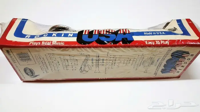 ساكسفون وبوق صناعة أمريكية من النوادر التعليمية القديمة 6