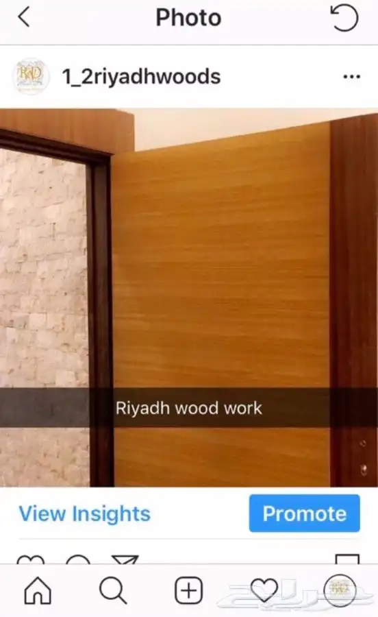 ابواب خشب تلبيس جدران خشب 5