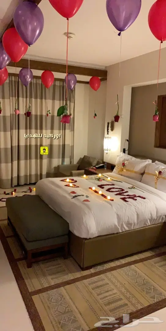 تنسيق غرفه رومانسيه 11