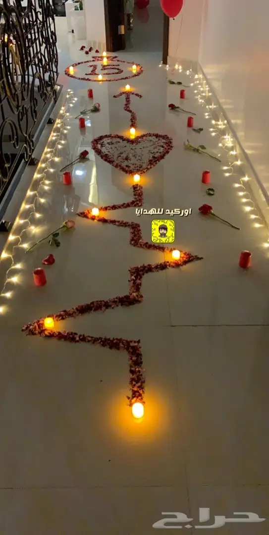 غرف عرسان تنسيق ذكرى زواج  7