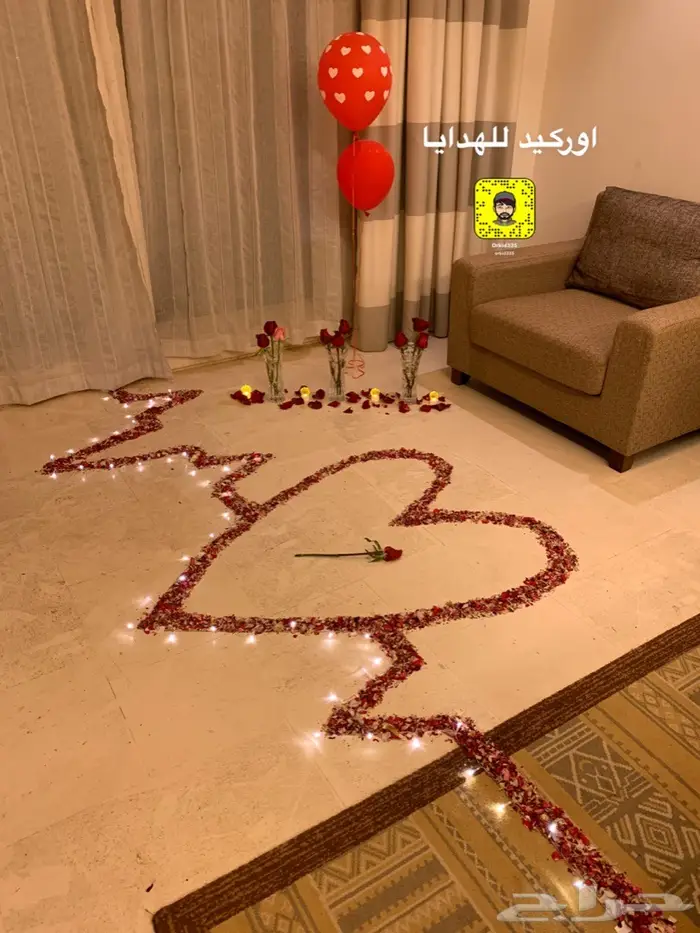 غرف عرسان تنسيق ذكرى زواج  4
