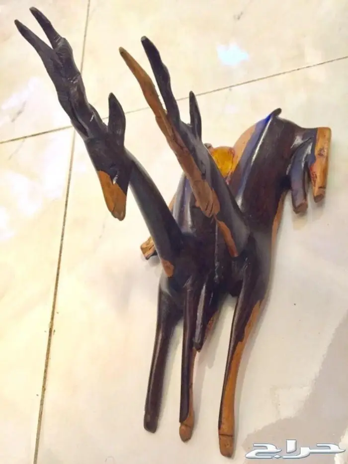 مجسم غزال نحت 2