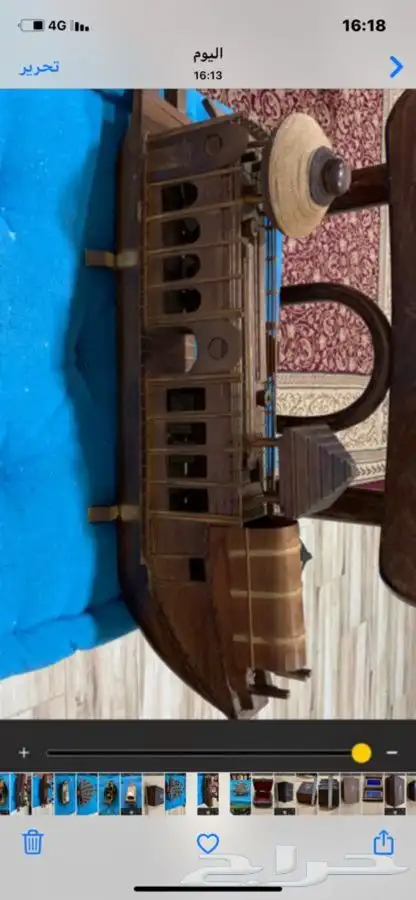 تراث صندوق وبواخر وزوارق خشب صناعه يدويه قديمه تحف 7