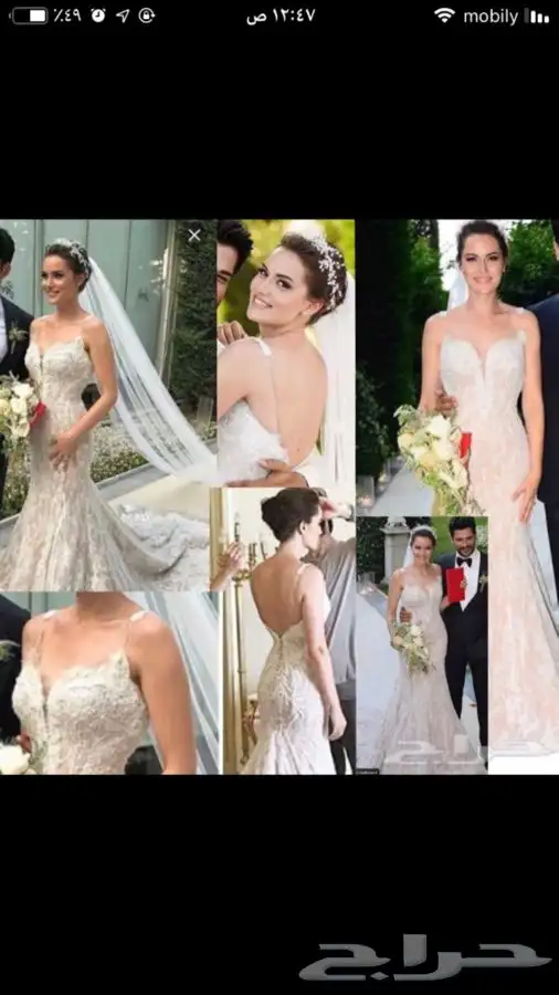 فستان عروس   البيع مستعجل 8