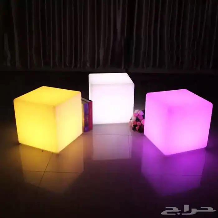 تاجير سماعات وليزرات ومكعبات مضيئة وجهاز بخار وكراسي وطاولا 11