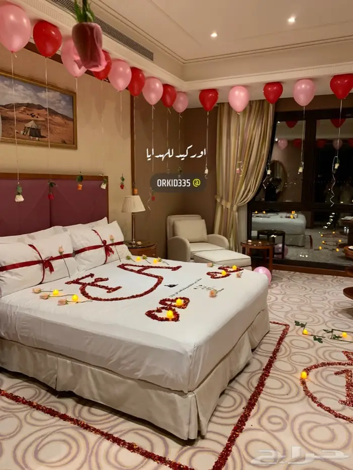 تنسيق غرف عرسان زواج ليلة الدخله 7