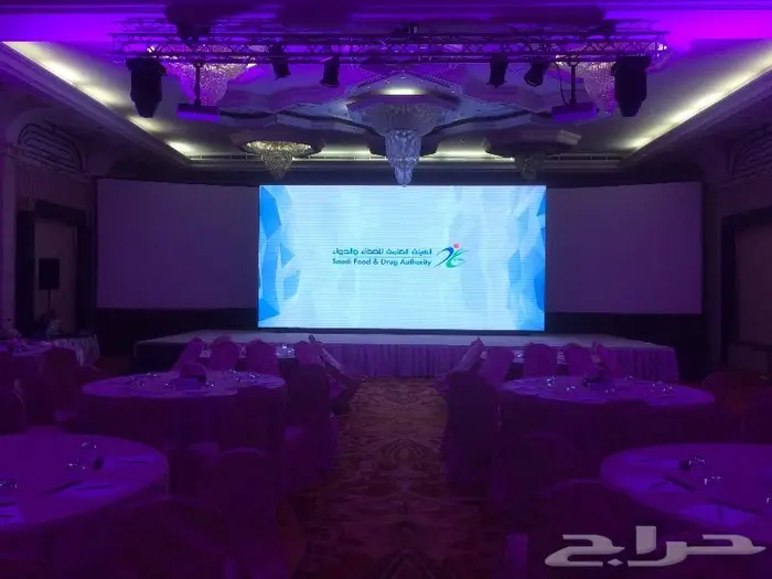 تنظيم المعارض والمؤتمرات حفلات تنسيق شاشات صوتيات بوثات 15