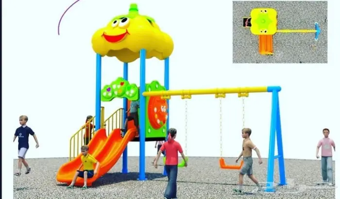 مراجيح وزحاليق العاب ساحات خارجية 0