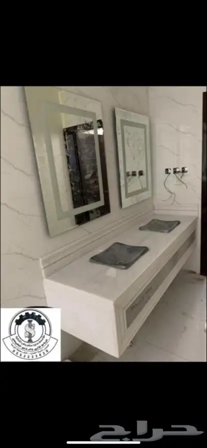مغاسل ديكور رخام طبيعي صناعي 14