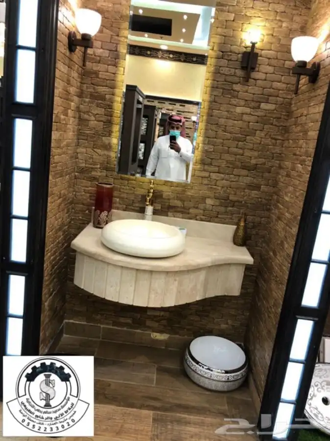 مغاسل ديكور رخام طبيعي صناعي 25