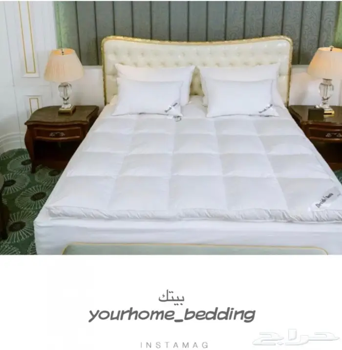  لباد مرتبة مع وجه خارجي من القطن  0