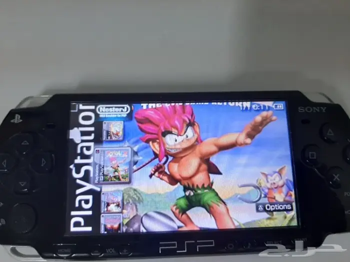 جهاز psp مهكر مع العاب خورافيه 40