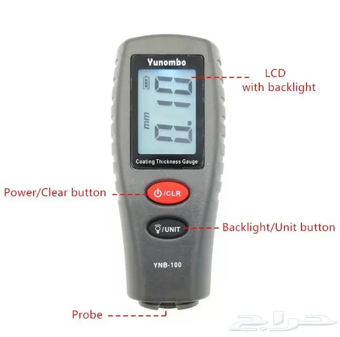 اختبار قياس طلاء السيارة  4