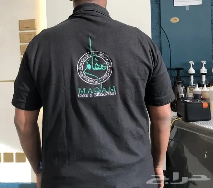 uniformبولو تيشيرت زي موحد للعمل مع التطريز 2